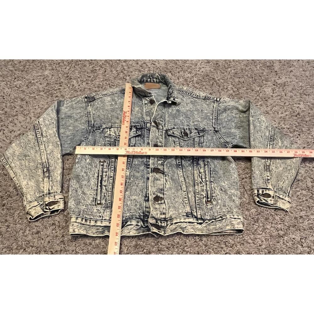 Vintage Levis Jacket Mens Medium Stonewash Denim Trucker 70507-0510 - Picture 10 of 12